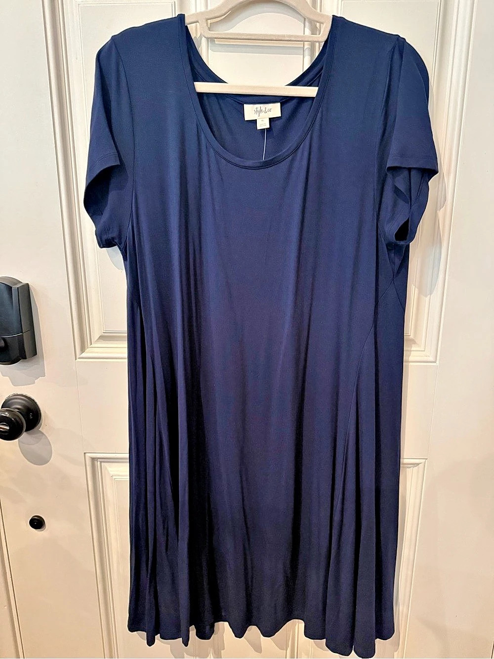 Style&co Flip Flop Dress Maxi Dress Blue XL